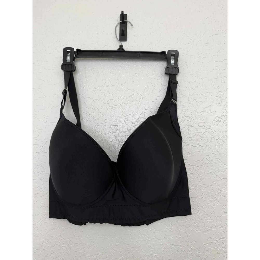Shapedly Black Longline Full Coverage Contour Bra 42G Plus Size Supportive New